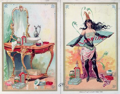 Advertisement for Floreine cosmetics, c.1900 by French School