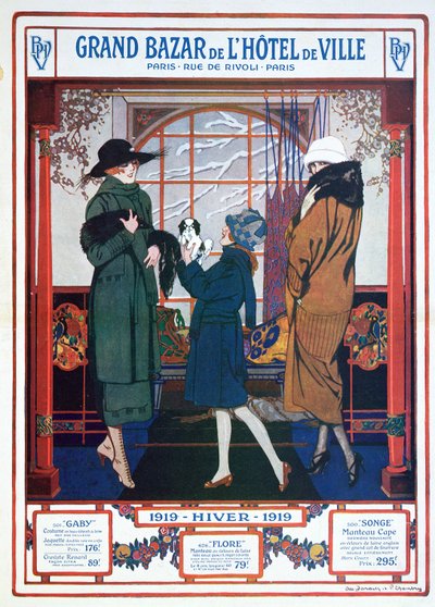 Advertisement for Grand Bazar de l