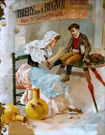 Advertisement for Thiery & Bugnot Sewing Thread by French School