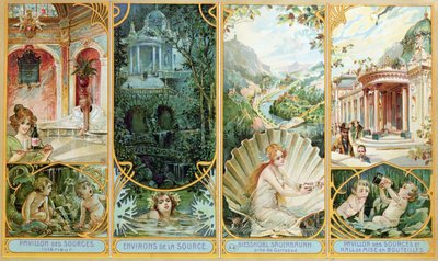 Advertisement for the Mineral Water from Carlsbad, Bohemia by French School