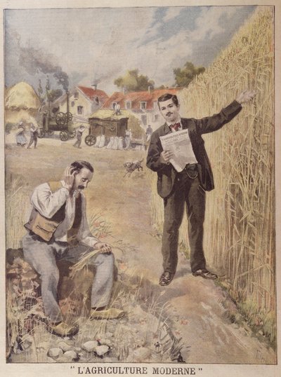 Advertisement for the magazine LAgriculture Moderne, in Le Petit Journal, 4 April 1897 by French School
