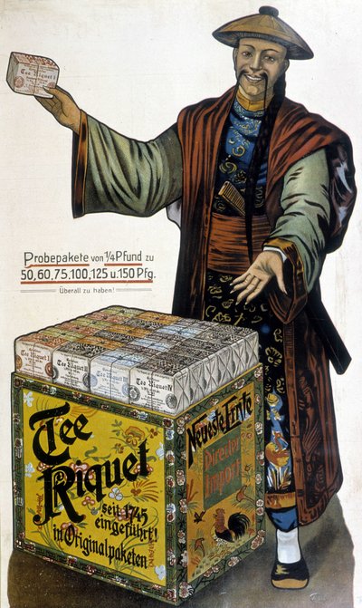 Advertising for Chinese Tea Riquet by French School