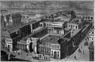 Aerial view of the Palais de la Legion d