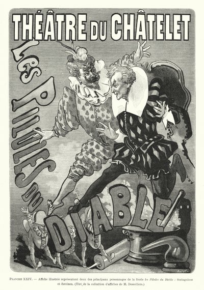 Poster depicting two main characters from the fairy tale 