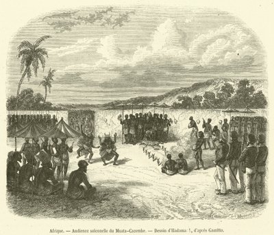Africa, Solemn Audience of Muata-Cazembe by French School