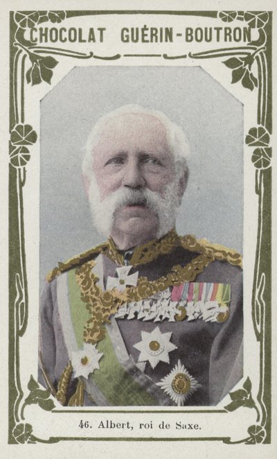 Albert, King of Saxony by French School
