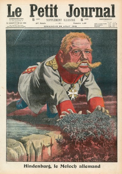 Albert von Hindenburg by French School