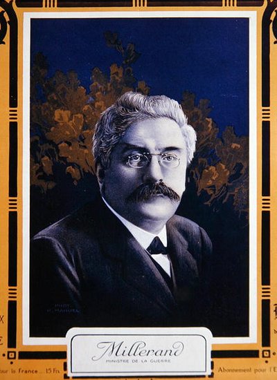 Alexandre Millerand as Minister of War in 1915 by French School