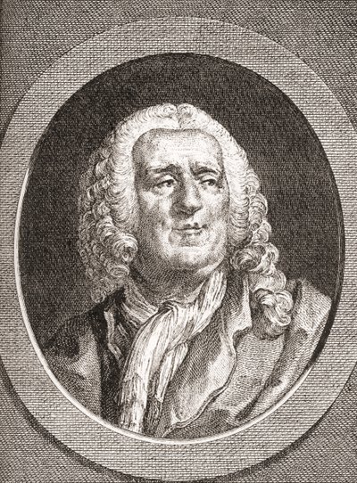 Alexis Piron, 1689-1773. French Epigrammatist and Dramatist. From Les Heures Libres published 1908 by French School