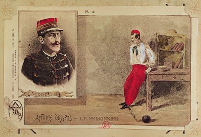 Alfred Dreyfus as a Prisoner, 1894-1906 by French School