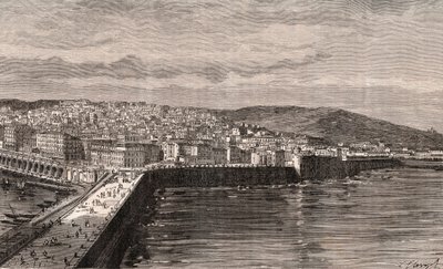 Algiers - Algiers - Algeria - Engraving in 