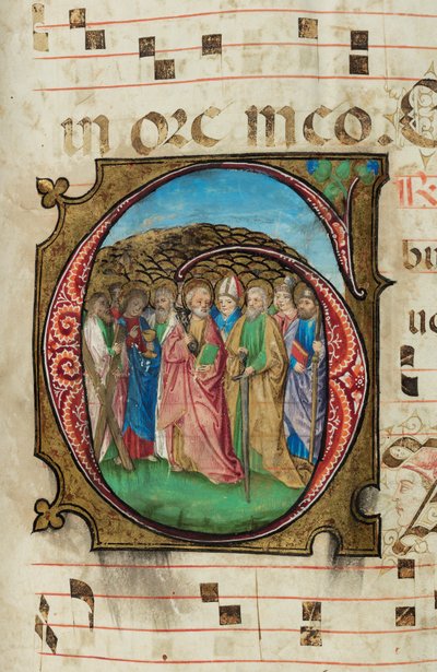 All Saints, Gradual, f.85 by French School
