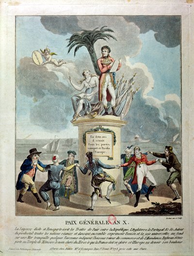 Allegory of the Peace of Amiens, 1802 by French School