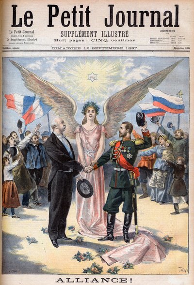 Alliance between France and Russia by French School