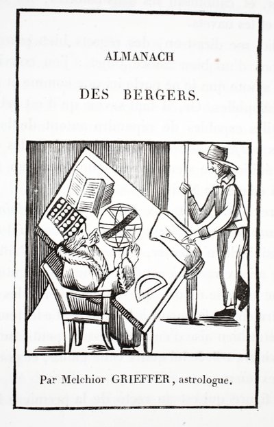 Almanac of the Shepherds by Melchior Grieffer, Astrologer by French School