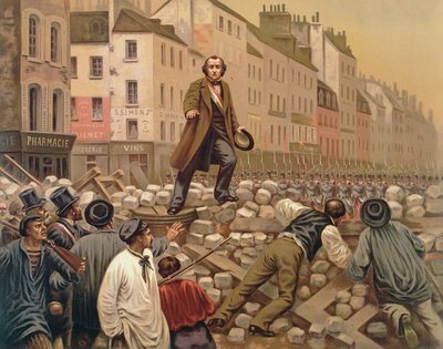Alphonse Baudin on the Barricade of Faubourg Saint-Antoine, 3rd December 1851 by French School