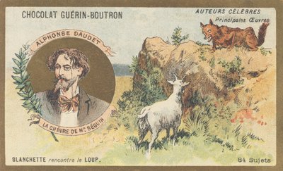 Alphonse Daudet, French writer and playwright, author of 