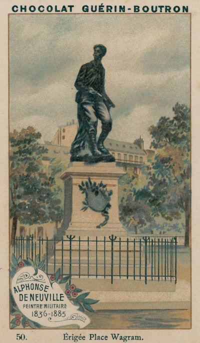 Alphonse De Neuville, Military Painter, 1836-1885, Erected in Place Wagram by French School