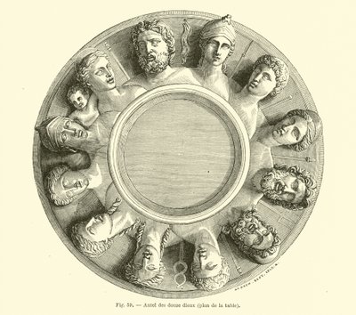 Altar of the Twelve Gods by French School