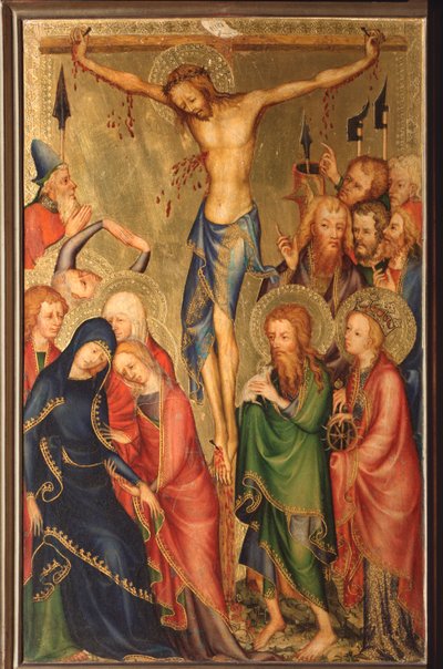 Altarolo del Bargello: Crucifixion by French School