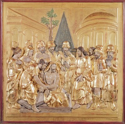 Altarpiece depicting the Resurrection of Lazarus by French School