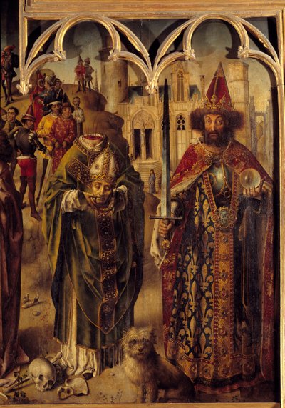 Altarpiece of the Parliament of Paris: (detail) by French School