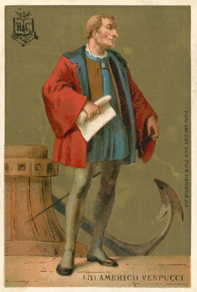 Amerigo Vespucci by French School