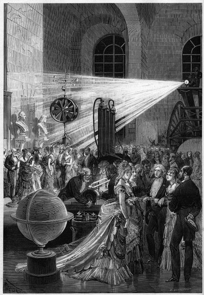 An evening at the Paris Observatory, April 10 by French School
