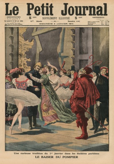 An Odd Tradition of the 1st January in the Parisian Theatres, the 