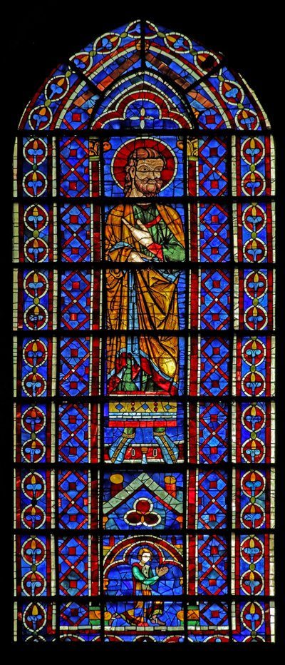 An Unidentified Figure with the Donor - a Mauclerc Below by French School