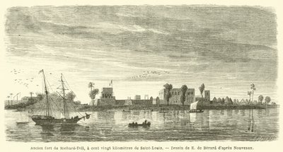 Ancient Fort of Richard-Toll, 120 Kilometers from Saint-Louis (engraving) by French School