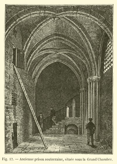 Former underground prison, located under the Great Chamber by French School