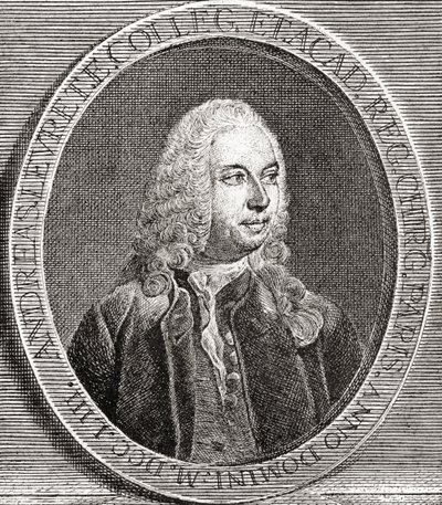 André Levret, 1703-1780. French Obstetrician. From Les Heures Libres published 1908. by French School