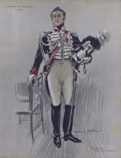Andre Hall as Robert de Montenoi in LEpave by French School