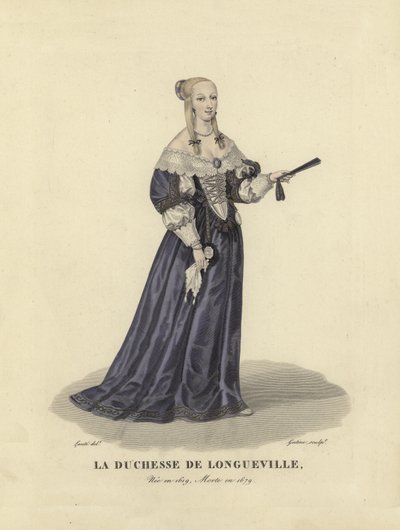 Anne Genevieve de Bourbon, Duchess of Longueville by French School