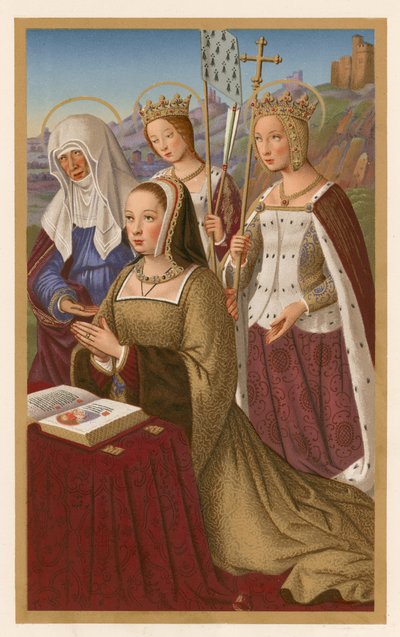 Anne of Brittany in Prayer by French School