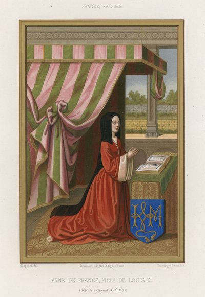 Anne of France by French School