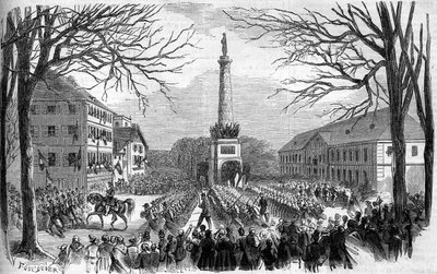 Annexation of the Savoy to France, Chambery, March 28 by French School