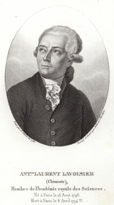 Antoine-Laurent de Lavoisier by French School