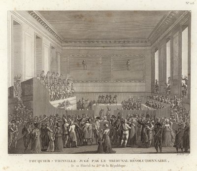 Antoine Quentin Fouquier-Tinville Judged by the Revolutionary Court by French School