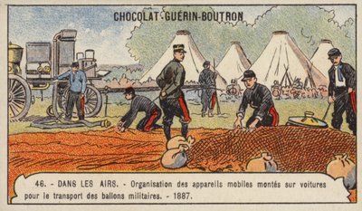 Apparatus for Transporting Military Balloons by Road by French School