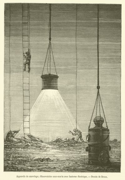 Rescue Devices, Underwater Observatory with Electric Lantern by French School
