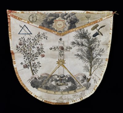 Apron of a Master of the Order of the Rose-Croix by French School