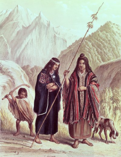 Araucanian Indians, Illustration from 