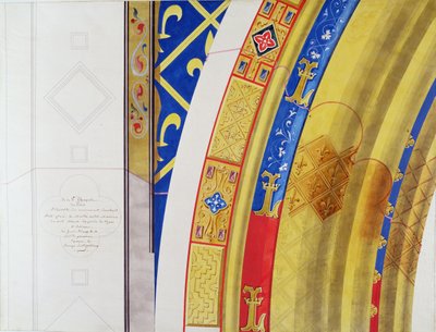 Archivolt of the Monument Above the Main Altar in the Sainte-Chapelle, Paris by French School