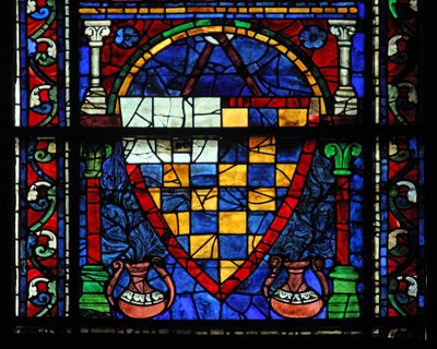 Arms of the Donors - Mauclerc Family by French School