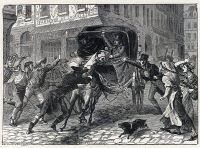 Arrest of Georges Cadoudal (1771-1804), a chief chouan during the Vendee Wars, March 9 by French School