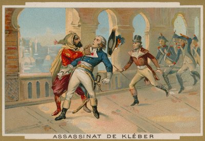 Assassination of Jean-Baptiste Kleber, Cairo, 1800 by French School