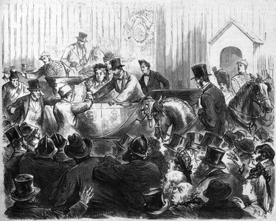 Attack on Queen Victoria by French School