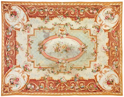Aubusson carpet, last quarter of the 19th century by French School